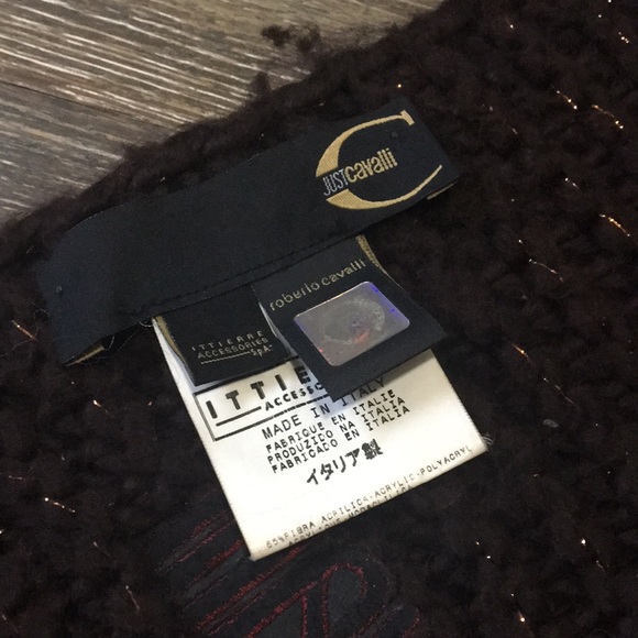 Authentic Just Cavalli cable knit scarf - Picture 4 of 5